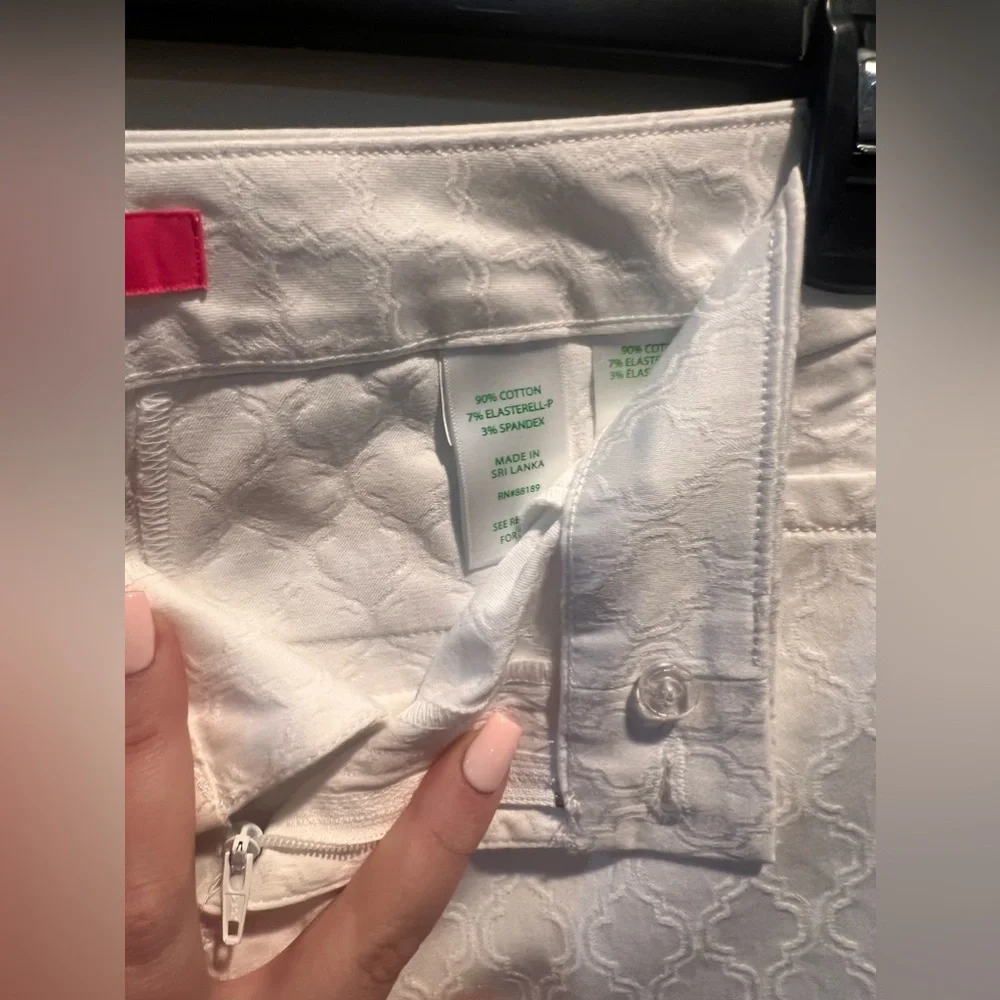 Lilly Pulitzer | 4.4Stars | 29" Kelly Textured Ankle Length Skinny Pant |$138.00 - Picture 6 of 6